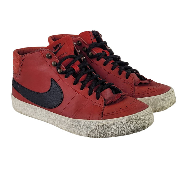 Nike Blazer Limited Edition Mid LR Women's Size 7 Red Black High Top Sneaker - Picture 1 of 16